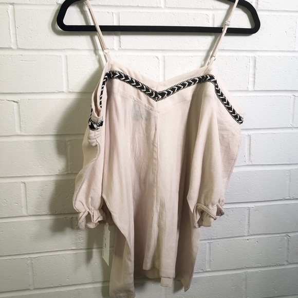 🌞 Lumiere Tank Top with Black Pattern Sz Small - Picture 1 of 8